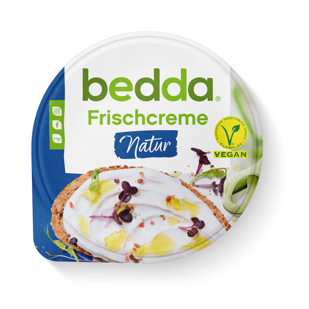 bedda Frischcreme Natur Verpackung