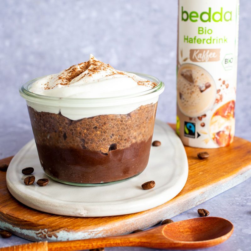 Kaffee Chia Pudding
