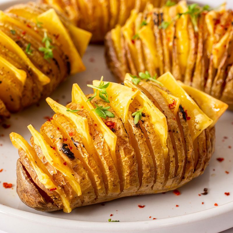 Hasselback-Kartoffeln